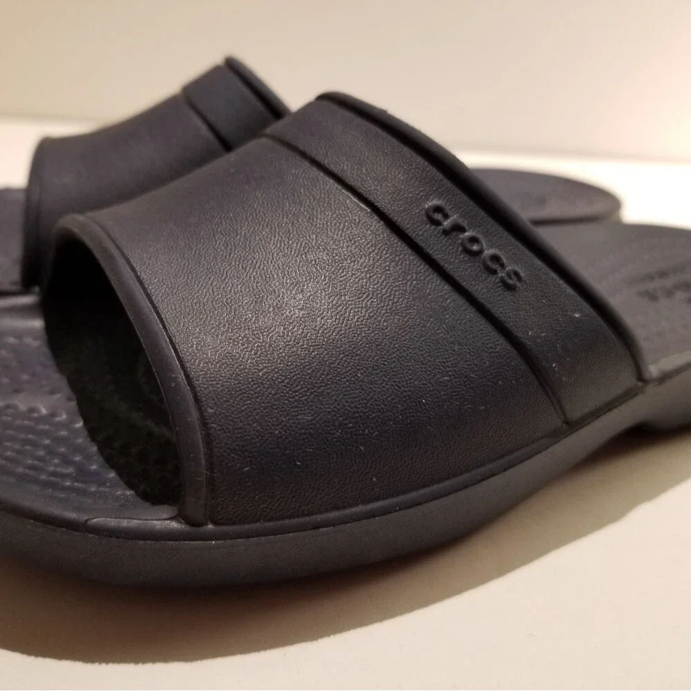 Crocs Sandals Slides Unisex Navy Blue Size 1